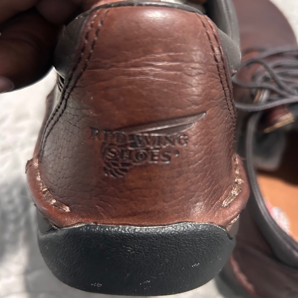 Red Wing Mens Brown Pebbled Leather Lace Up Oxford Shoes 11B Narrow Casual - Picture 11 of 12